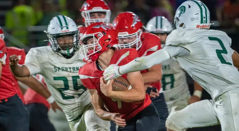 Montgomery beat rival Hughesville at home in Week 1 action 24-0